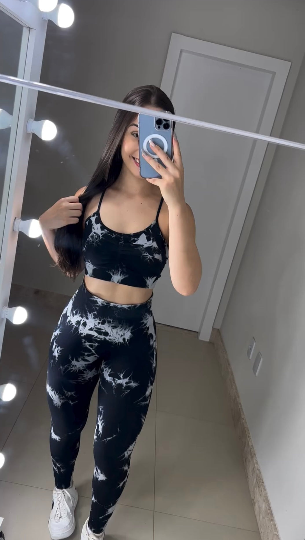 Conjunto Legging Tie Dye com Alça